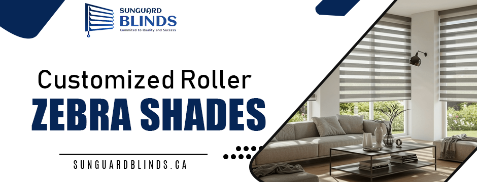 Customized roller zebra shades