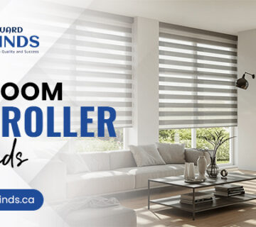 Bathroom window roller blinds