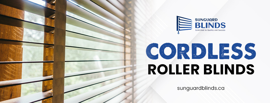 Cordless roller blinds