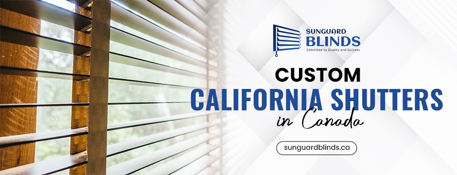 Custom California Shutters in Canada