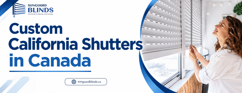 Custom California Shutters in Canada