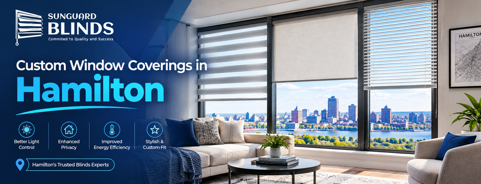Custom Window Coverings in Hamilton