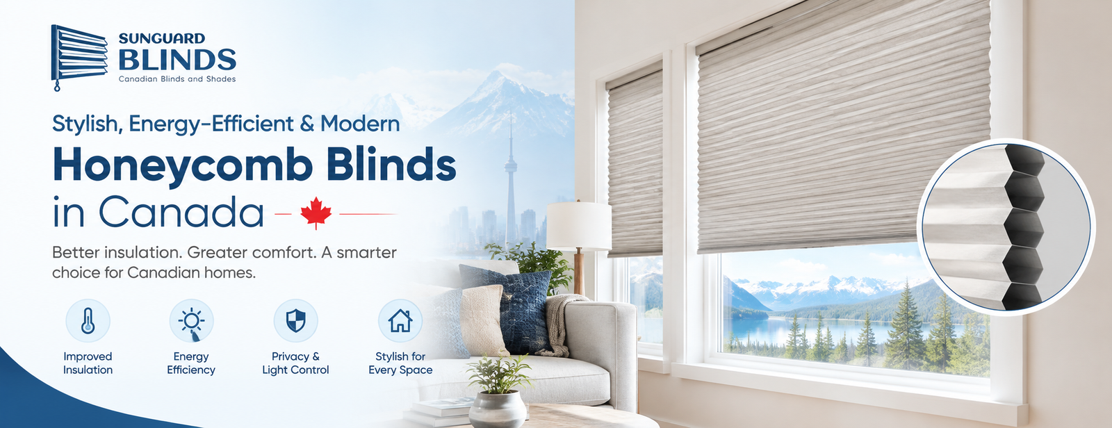 Honeycomb Blinds in Canada