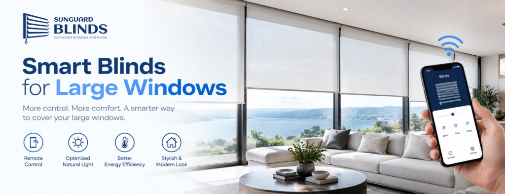 Smart Blinds for Large Windows